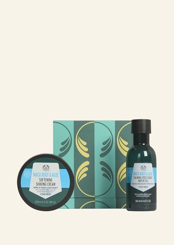 Maca Root & Aloe Duo Mens Shave Gift Set