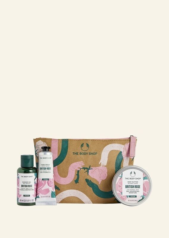 British Rose Beauty Bag